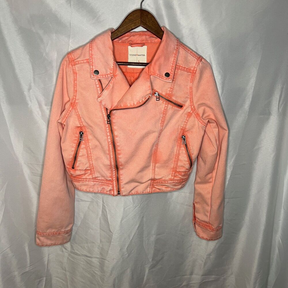 Sound & Matter Denim Jacket Womens Size Large